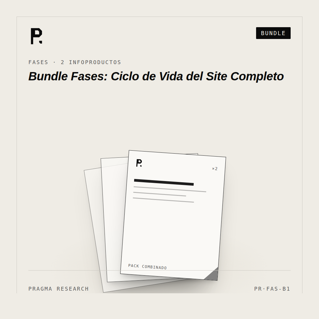 Bundle Fases: Ciclo de Vida del Site Completo