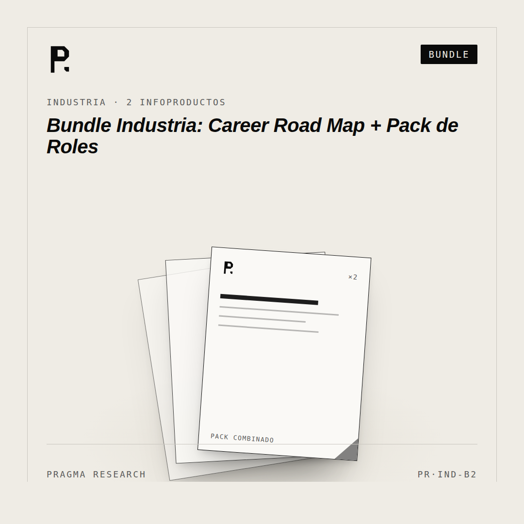 Bundle Industria: Career Road Map + Pack de Roles