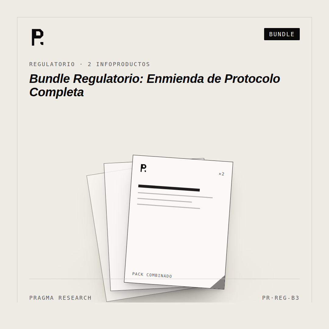 Bundle Regulatorio: Enmienda de Protocolo Completa